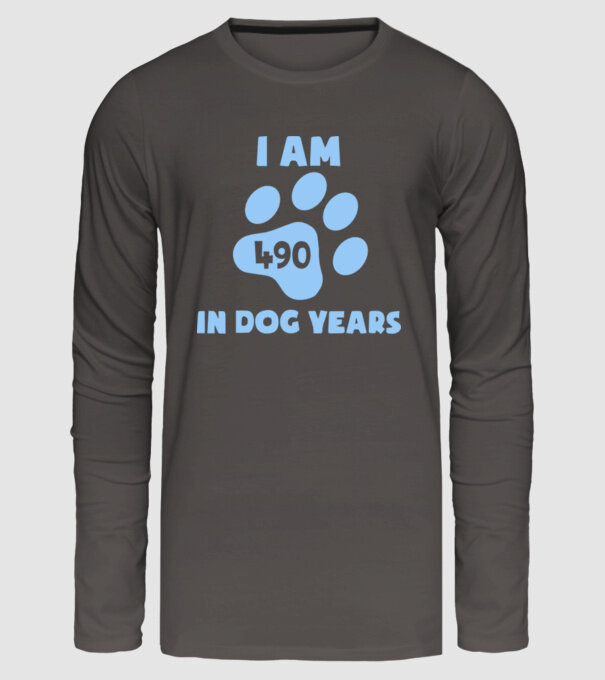 Dog Year - 490 model gri închis pe tricou