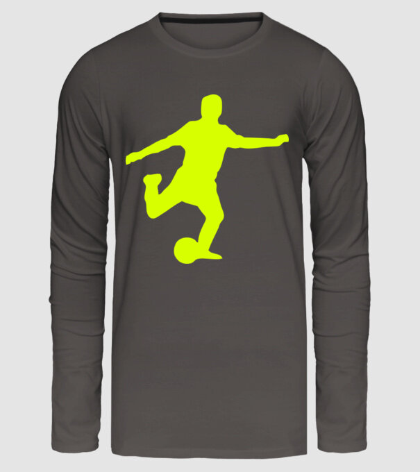 fotbal 2 model gri închis pe tricou