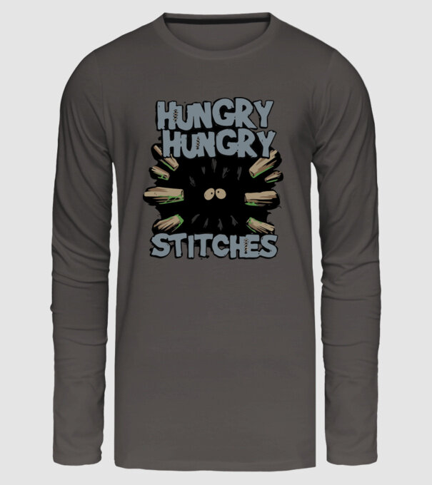 Heroes of the Storm - Stitches model gri închis pe tricou