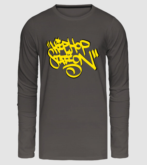 HS TAG2 model gri închis pe tricou