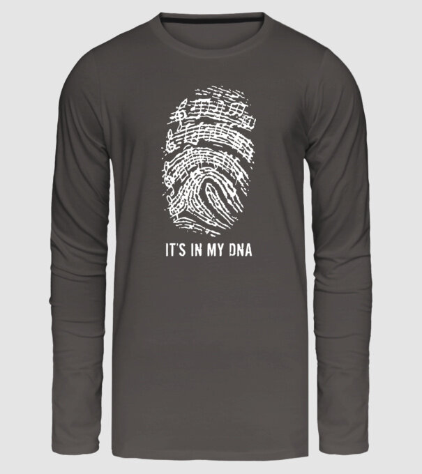Its in my DNA model gri închis pe tricou
