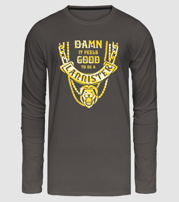 Lannister damnit model gri închis pe tricou