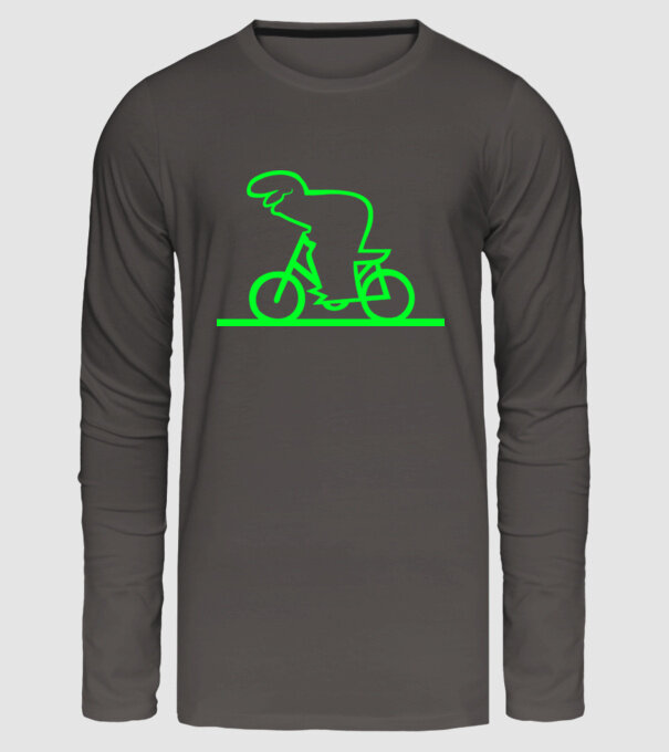  model gri închis pe tricou