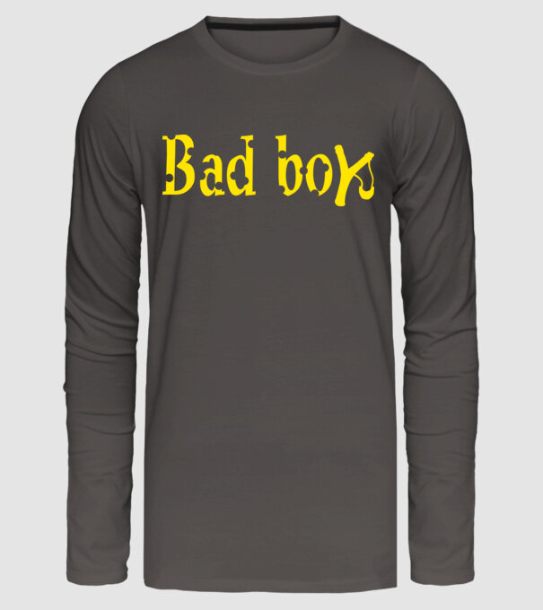 Băieți răi model gri închis pe tricou