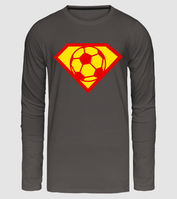 Supersportiv FOTBALIST model gri închis pe tricou