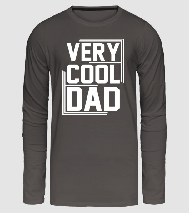 Very Cool Dad model gri închis pe tricou