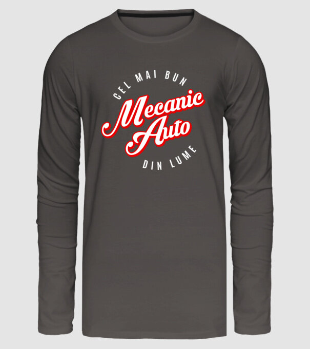 Cel mai bun MECANIC AUTO din lume model gri închis pe tricou