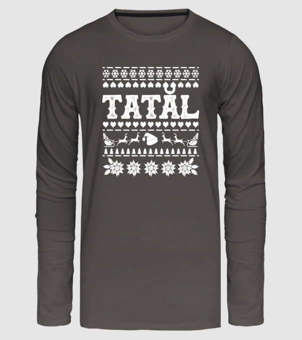Tatăl model gri închis pe tricou