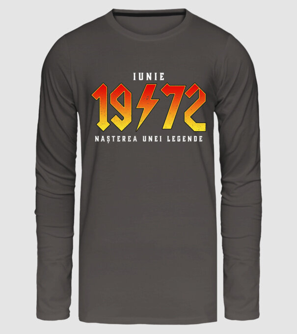 Iunie - 1972 - nașterea unei legende model gri închis pe tricou
