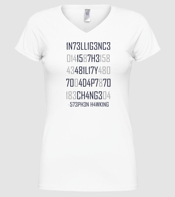 5Z3PH3N H4WK1NG model alb pe tricou