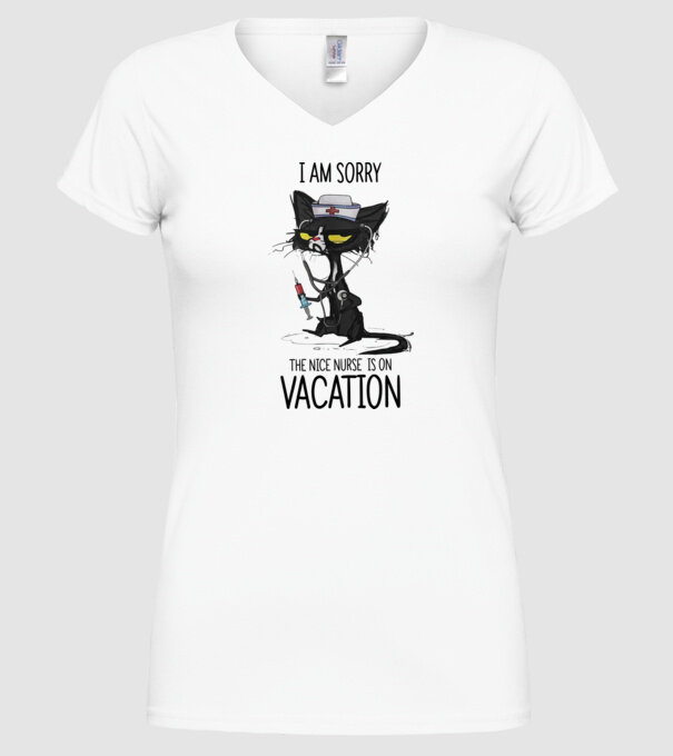 Sora mai drăguță e în vacanță model alb pe tricou