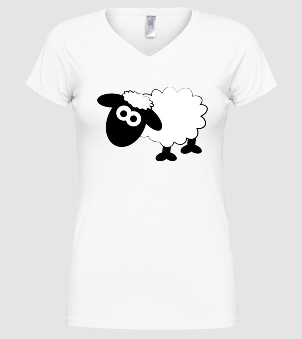 Miel model alb pe tricou