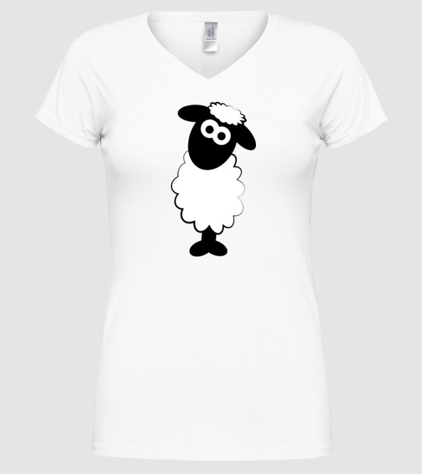 Mieluț model alb pe tricou