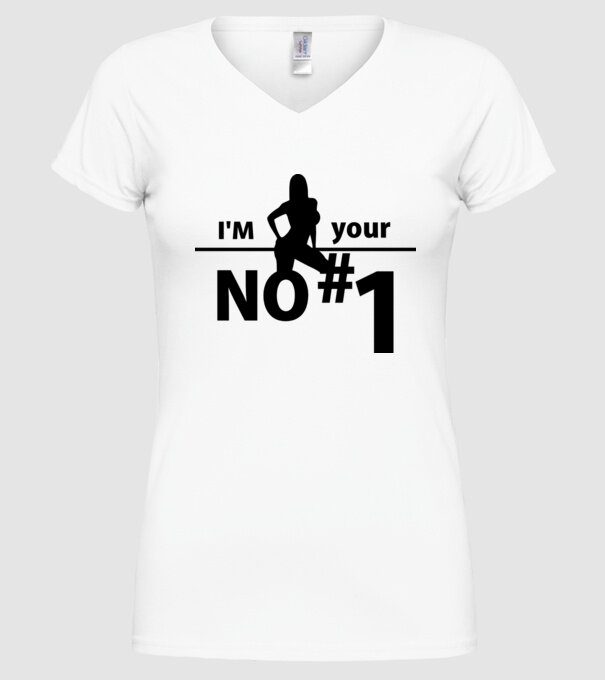 Prima model alb pe tricou