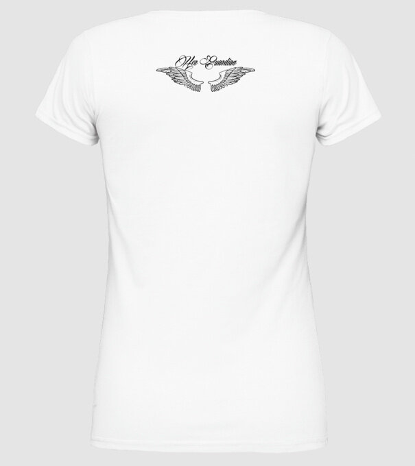 Her Guardian 2 model alb pe tricou
