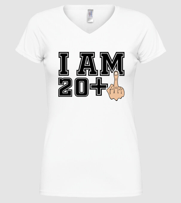 Funny Birthday I am 21 model alb pe tricou