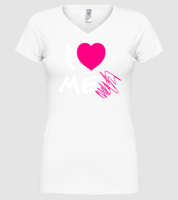 i love men model alb pe tricou