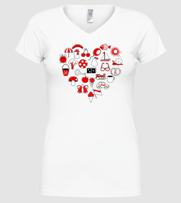 simboluri.ai model alb pe tricou