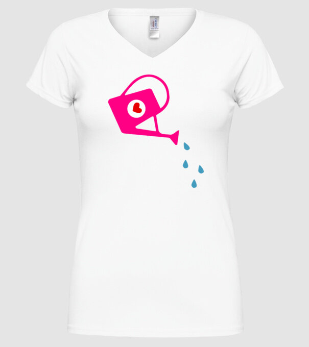 Cană de stropit model alb pe tricou