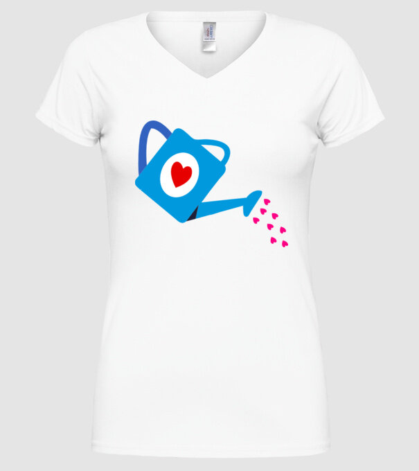 Cană de stropit model alb pe tricou