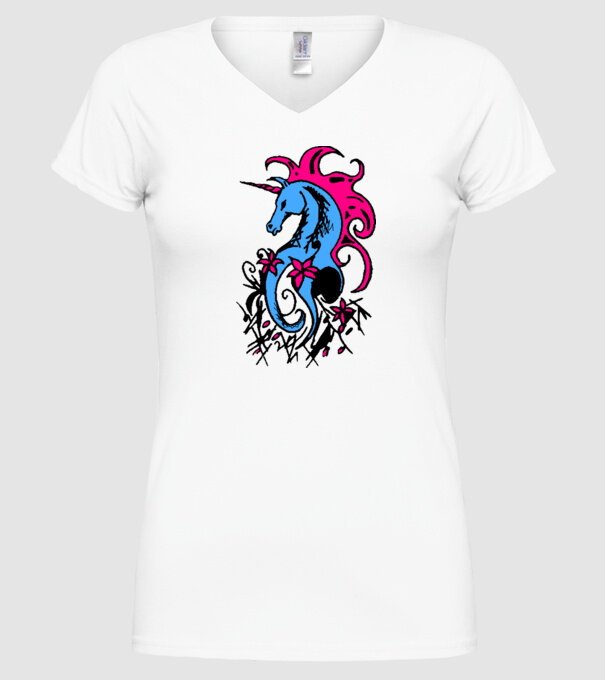 pegasus model alb pe tricou