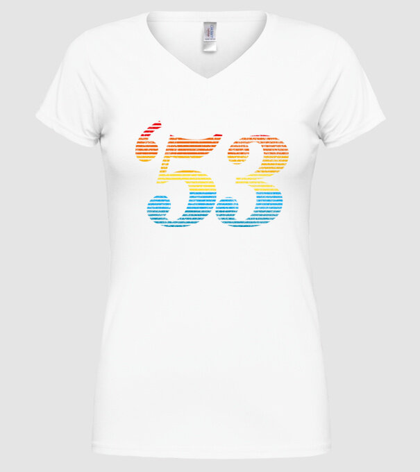 Retro Birthday 1953 model alb pe tricou