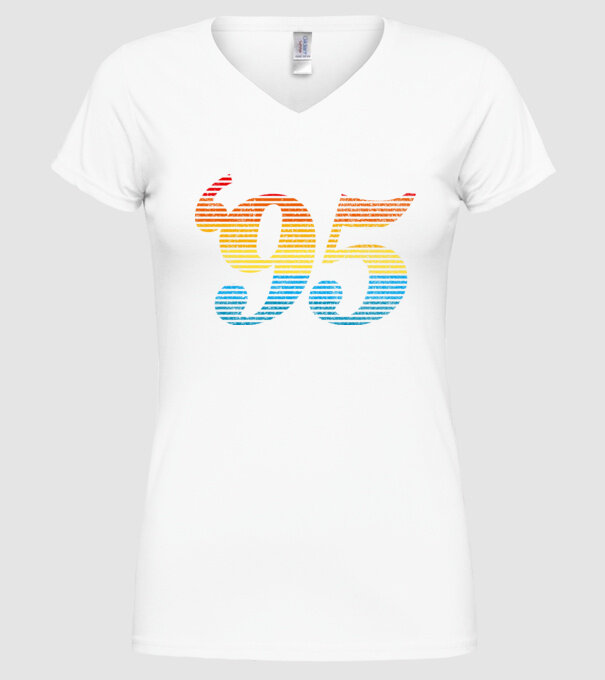 Retro Birthday 1995 model alb pe tricou