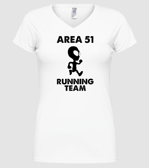 Storm area 51 running team black model alb pe tricou