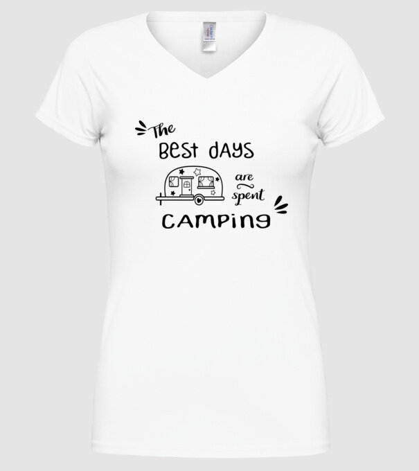 The best days model alb pe tricou