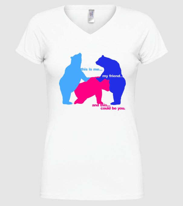 This is me... model alb pe tricou