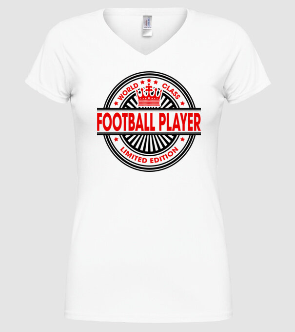 World class FOTBALIST model alb pe tricou