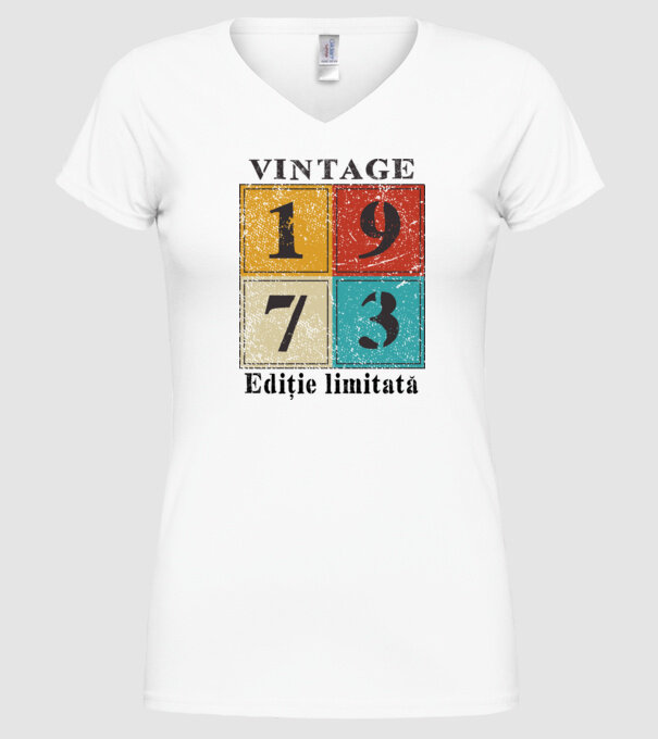 1973 - Ediție limitată model alb pe tricou