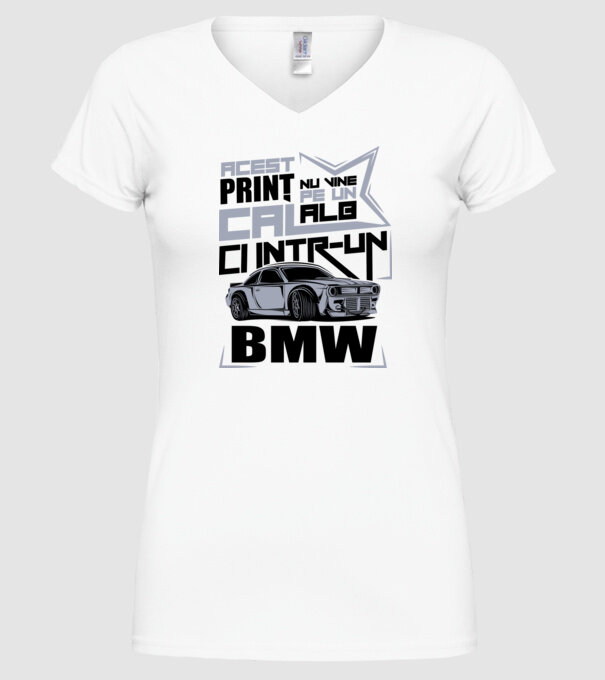 Acest prinț nu vine pe un cal alb, ci într-un BMW model alb pe tricou