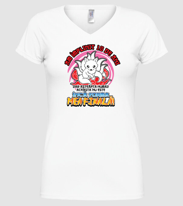 Am împlinit 10 de ani - Dar așteaptă numai! Aceasta nu este încă forma mea finală! model alb pe tricou