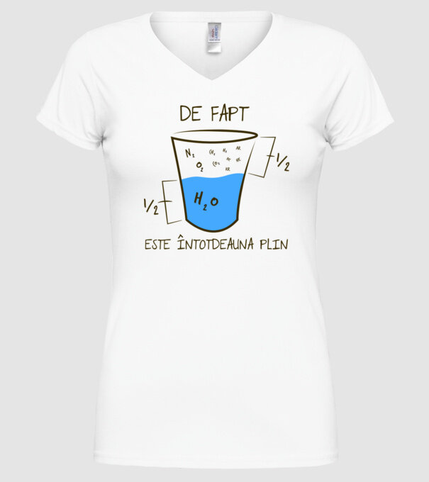 de fapt, este întotdeauna plin model alb pe tricou
