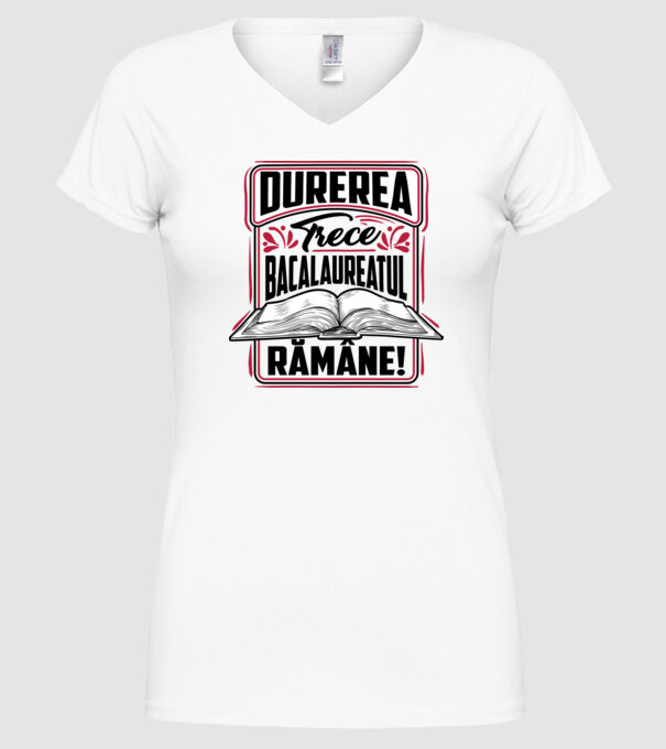 Durerea trece_bacalaureatul rămâne model alb pe tricou