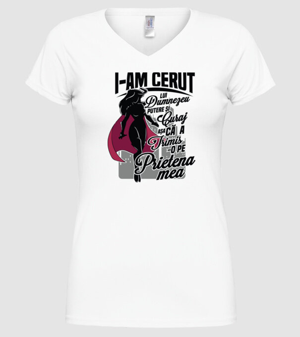 I-am cerut lui Dumnezeu putere și curaj - așa că a trimis-o pe prietena mea model alb pe tricou