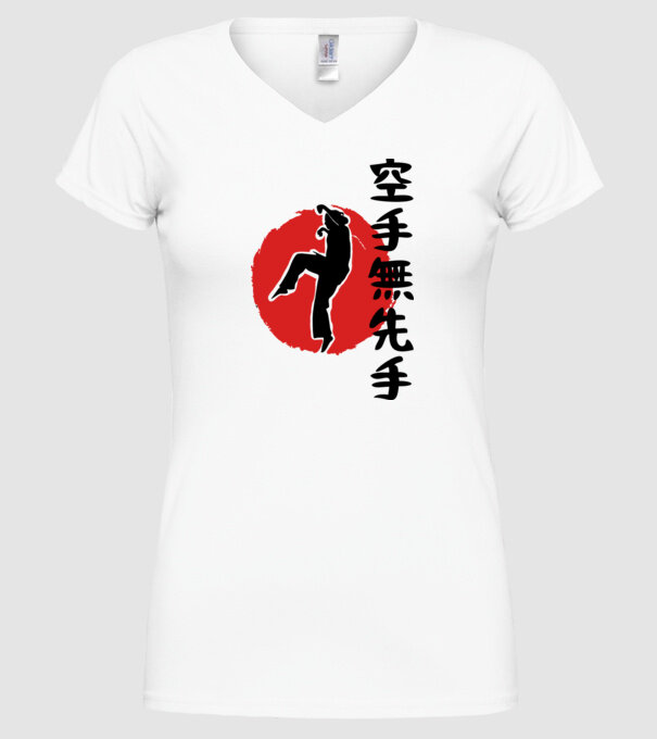 Larusso training japan model alb pe tricou