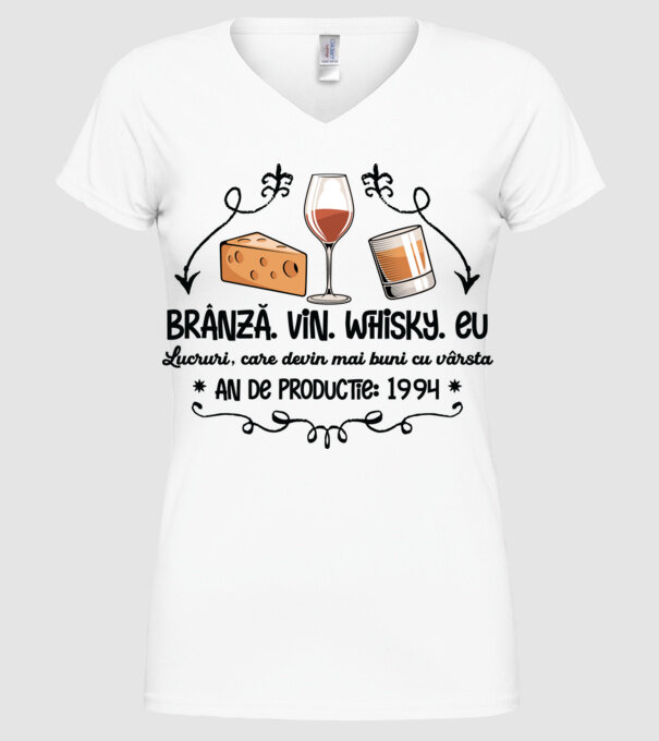 Lucruri, care devin mai buni cu vârsta 1994 30 de ani model alb pe tricou