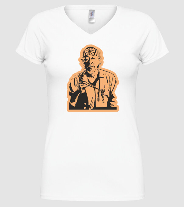 Mister miyagi cobra kai model alb pe tricou