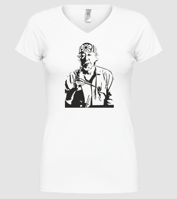 Miyagi cobra kai model alb pe tricou