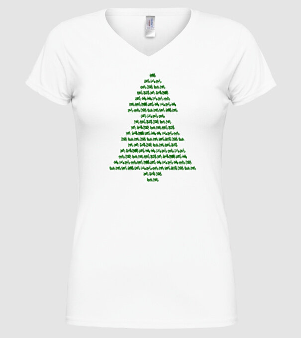 motorbike christtmas tree model alb pe tricou