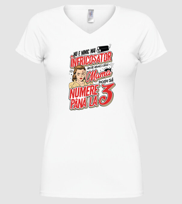 Nu e nimic mai înfricoșător decât model alb pe tricou