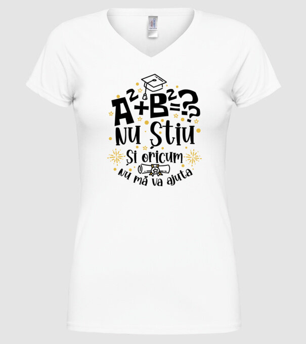 Nu știu, și oricum nu mă va ajuta model alb pe tricou