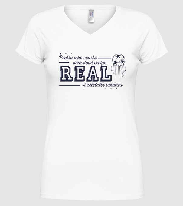 Pentru mine există doar două echipe, Real și celelalte rahaturi model alb pe tricou