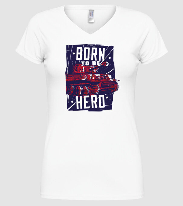 Tancuri model alb pe tricou