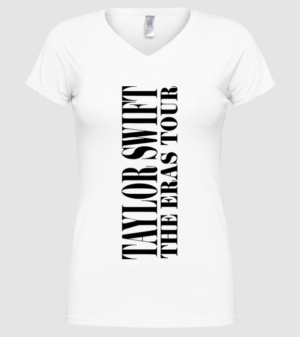 Taylor Swift Eras tour back 2 model alb pe tricou