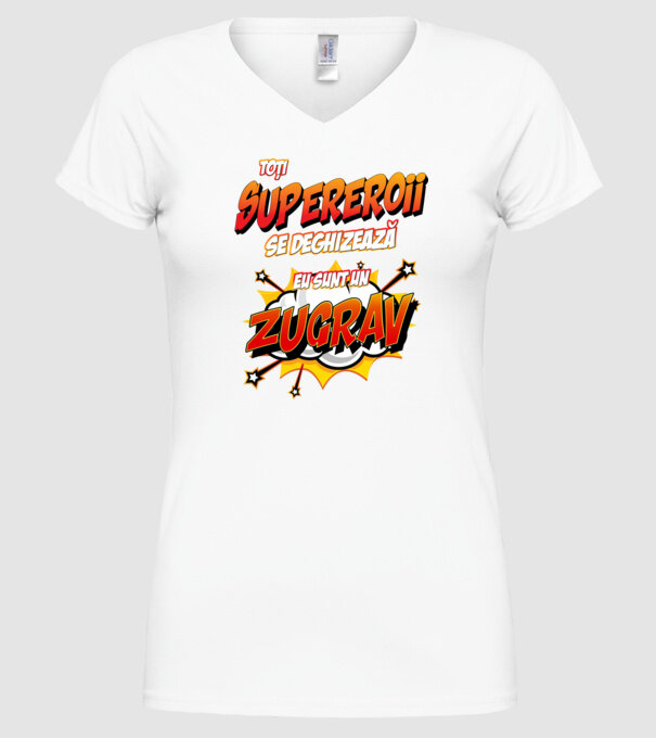 toți supereroii se deghizează, eu sunt un zugrav model alb pe tricou