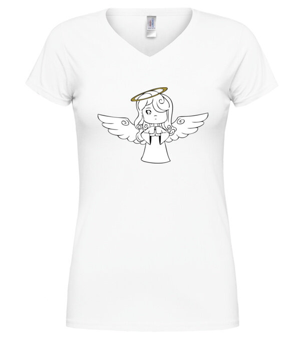  model  pe tricou