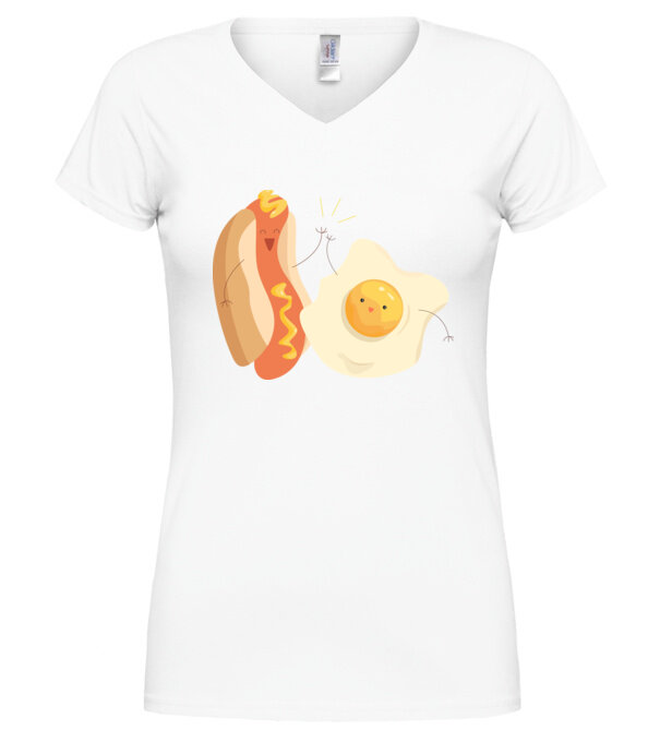  model  pe tricou